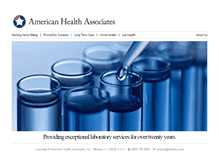 Tablet Screenshot of americanhealthassociates.com